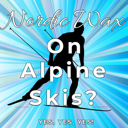 Can I use Nordic ski wax on my alpine ski's?