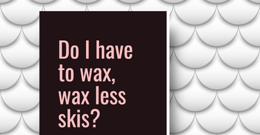 Waxing Wax Less Skis?